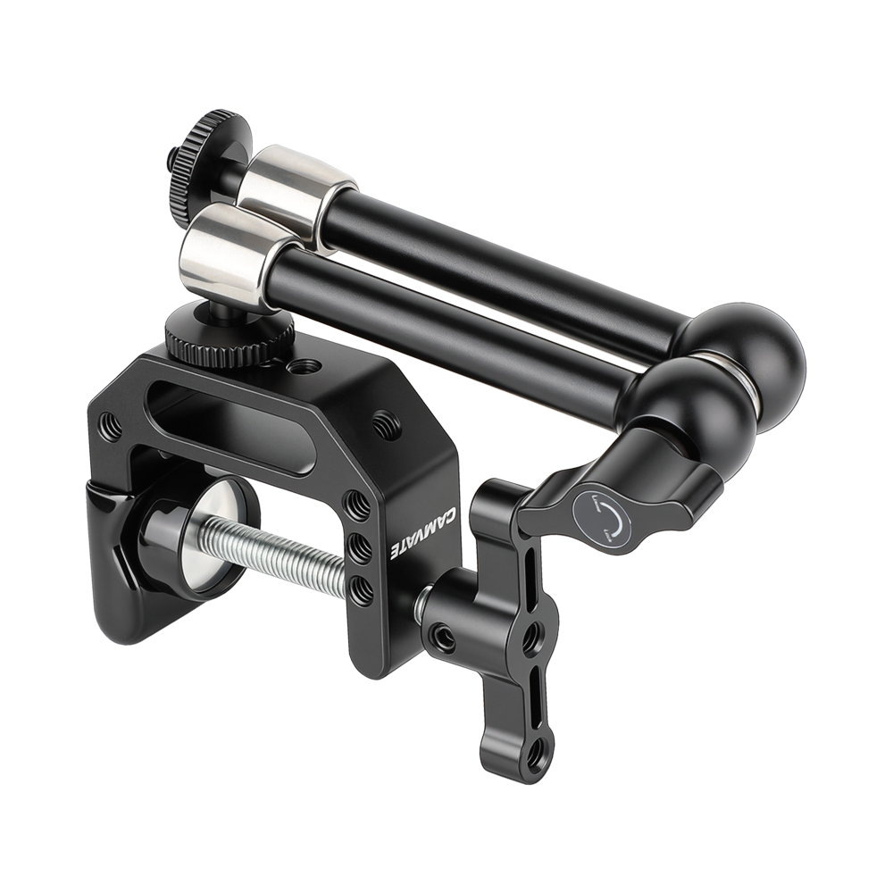 CAMVATE All-purpose Articulating Magic Arm Matched With C Clamp
