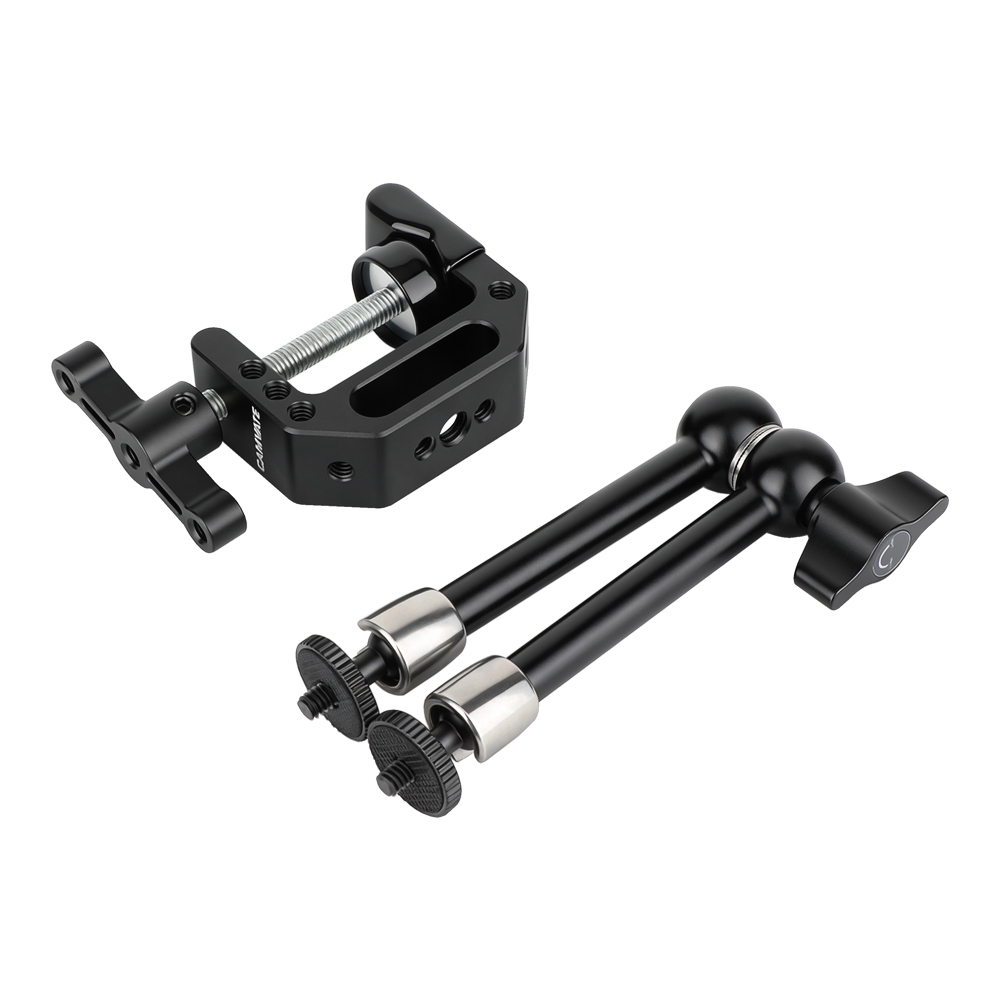 CAMVATE All-purpose Articulating Magic Arm Matched With C Clamp