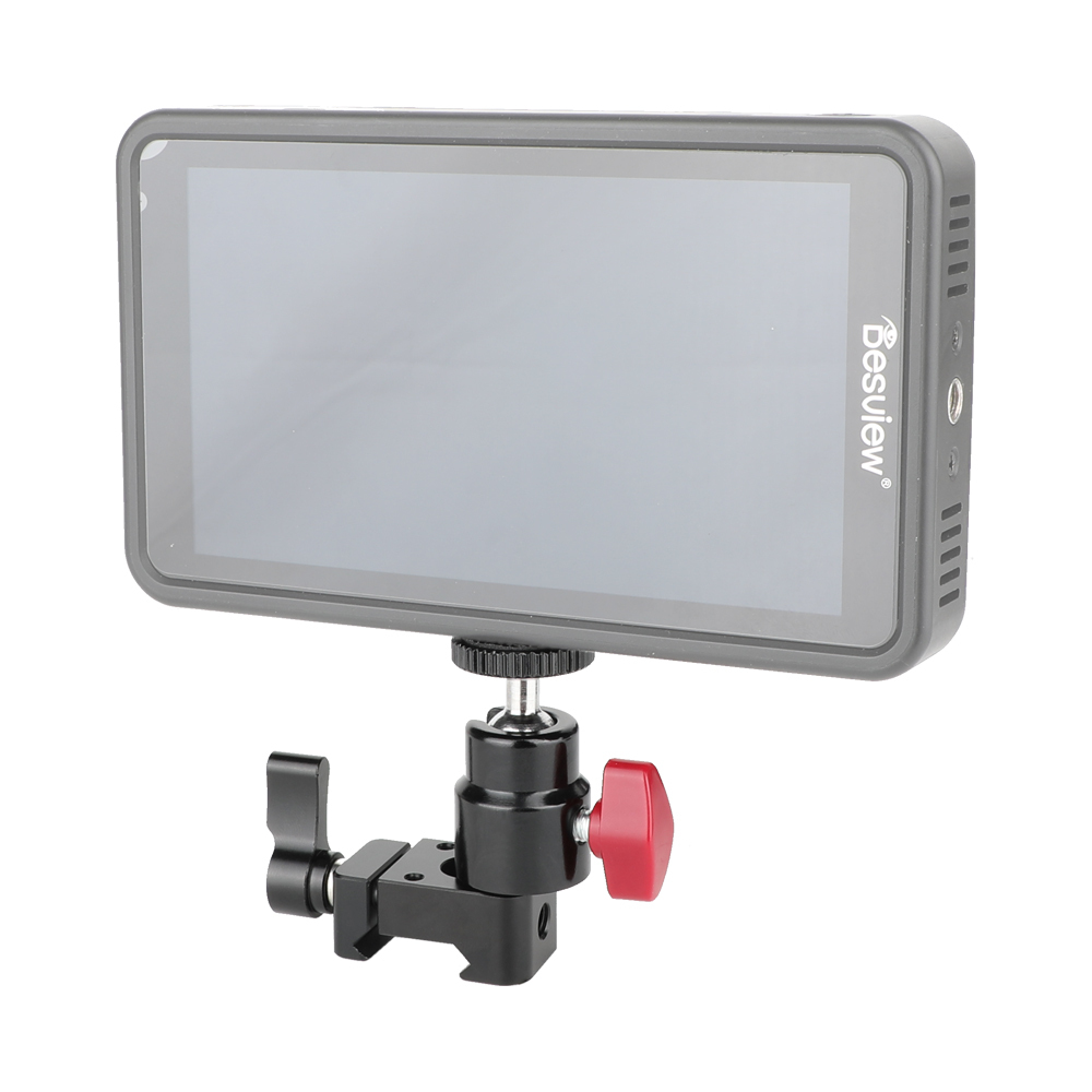 CAMVATE 1/4"-20 Mini Ball Head With NATO Clamp For DSLR Camera Monitor