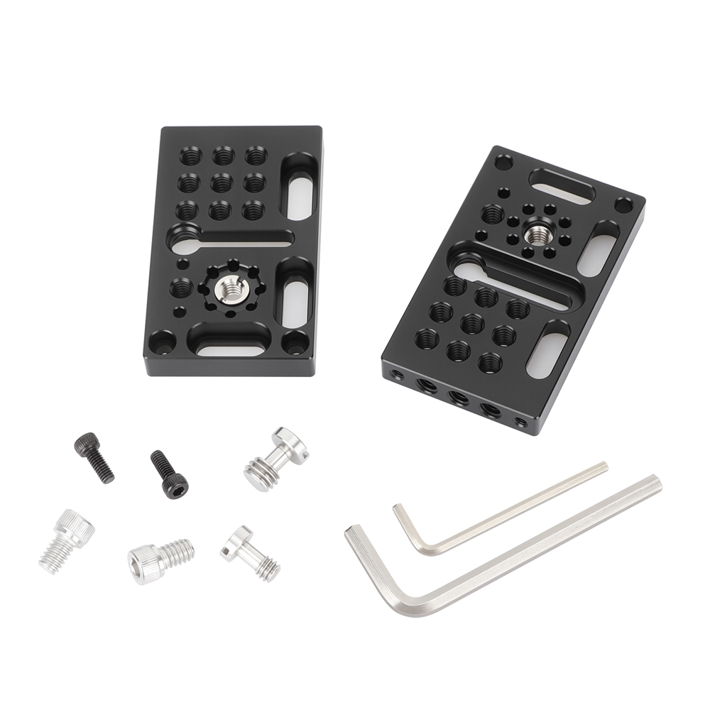 CAMVATE Mini L-Shaped Plate with ARRI Accessory Mounts