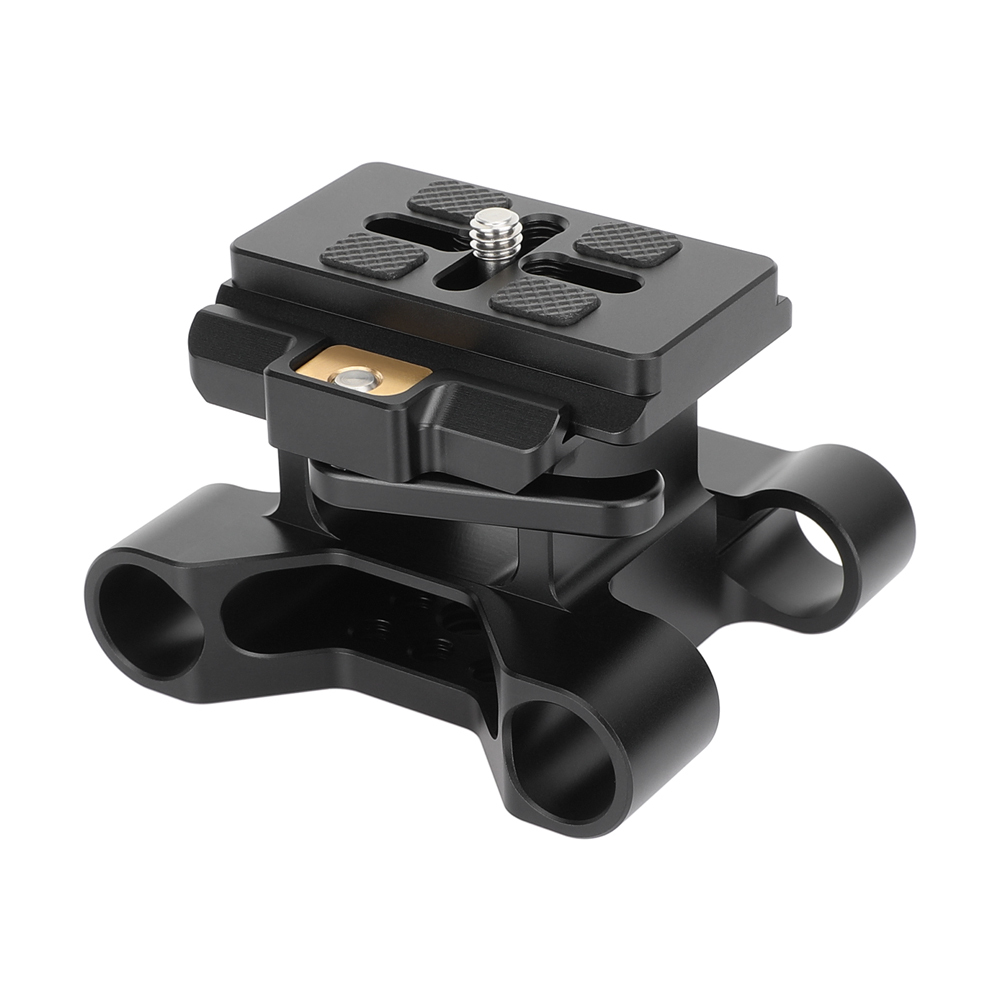 CAMVATE Arca-Type Baseplate Kit with 15mm LWS Rod Mount