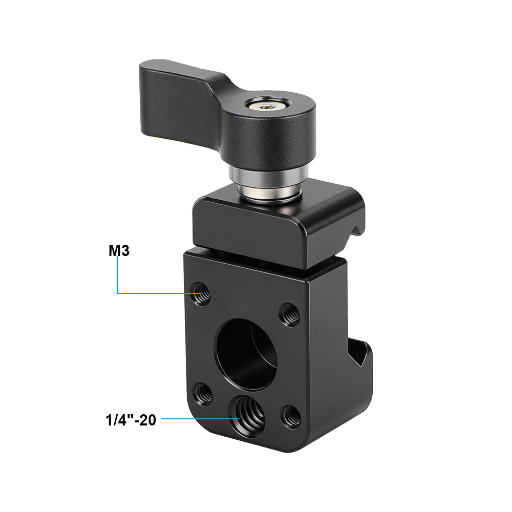 CAMVATE Swat Rail Clamp with 1/4" Standard Mounting Holes