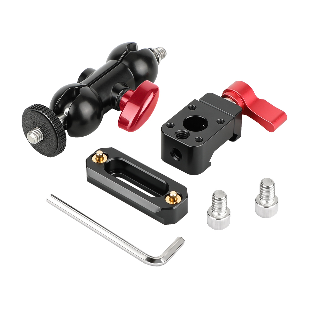 CAMVATE NATO Lock Mini Ball Head( RedWingnut)