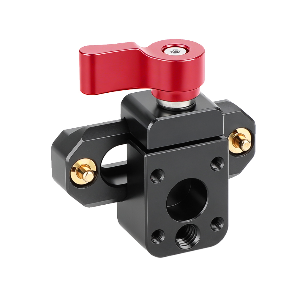 CAMVATE Swat Rail Clamp(Red Wingnut) & safety rail（5cm）