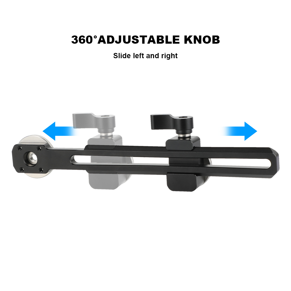 CAMVATE NATO Rail and Clamp Mount Kit with ARRI-Style Rosettes