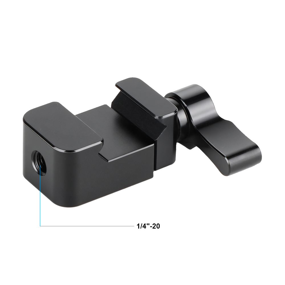 CAMVATE Swat Rail Clamp with 1/4" Standard Mounting Holes