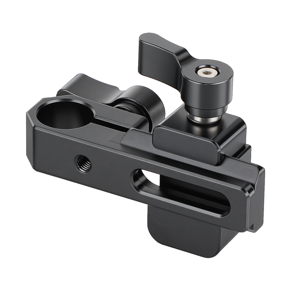 CAMVATE Single 15mm Rod Clamp & NATO Clamp (Black Wingnuts) for GH5, 5DMarkIII Rig