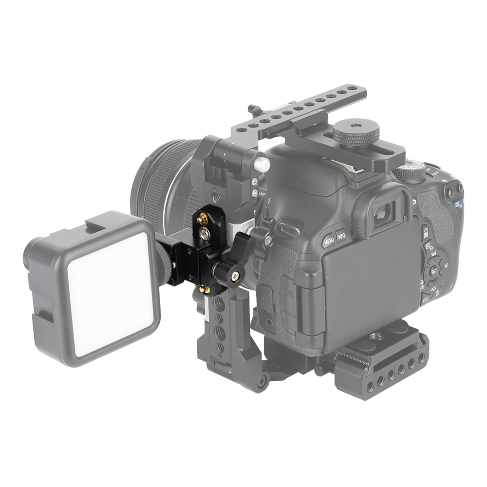 CAMVATE Quick Release Clamp( Black Wingnut) & Cold Shoe Mount Adapter