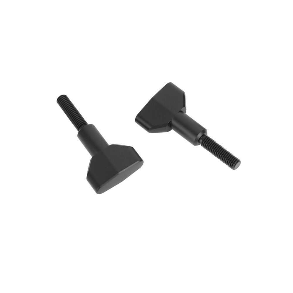 CAMVATE Tiny M5 Thumbscrew Assembly Knob (18mm, Black, 2-Pack)
