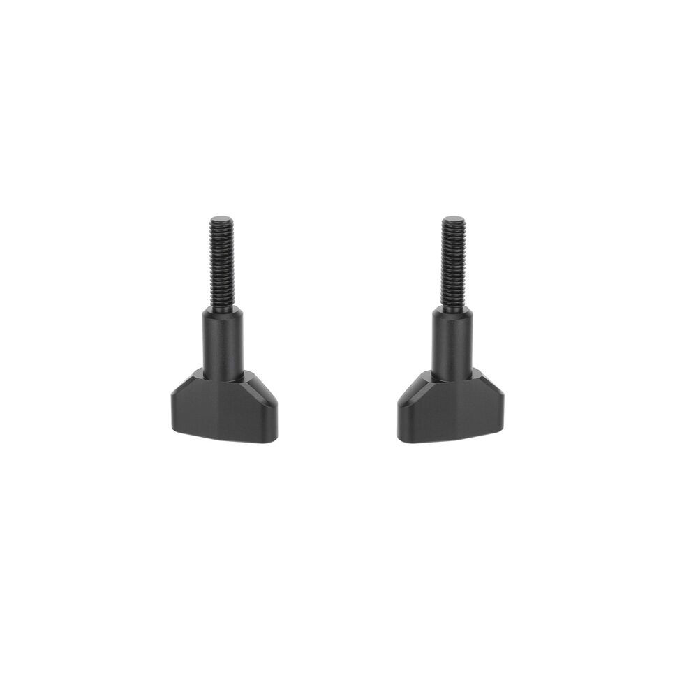 CAMVATE Tiny M5 Thumbscrew Assembly Knob (18mm, Black, 2-Pack)