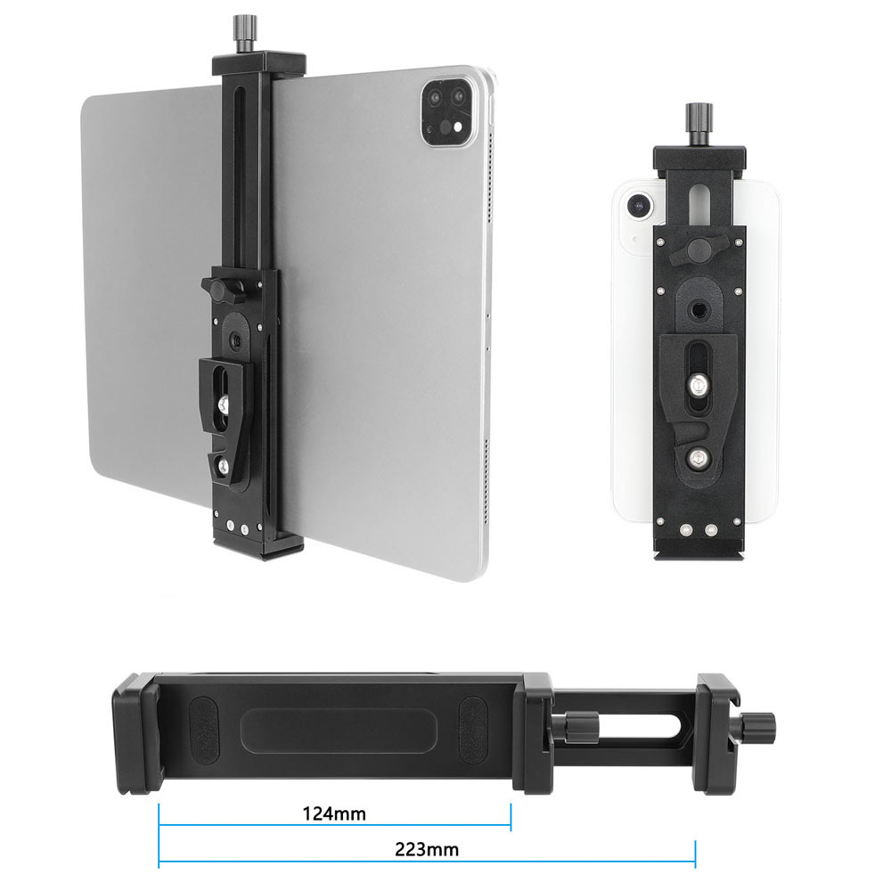 CAMVATE Adjustable VESA Monitor Bracket with with180° Swivel and 5/8" Pole Mount