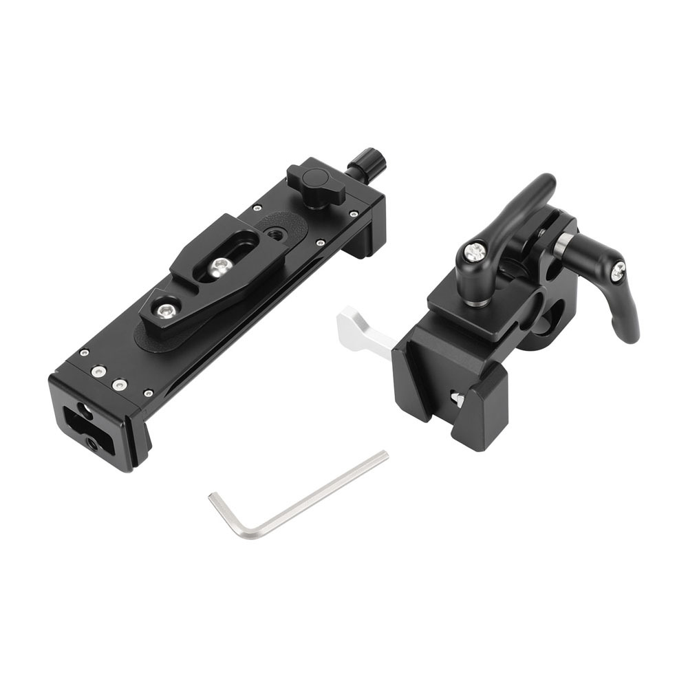 CAMVATE Adjustable VESA Monitor Bracket with with180° Swivel and 5/8" Pole Mount
