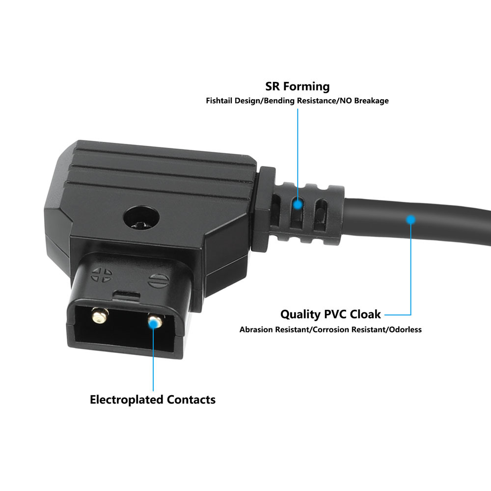 CAMVATE 2.5mm DC Barrel to Sony NP-FZ100 Dummy Battery Cable (39.4")