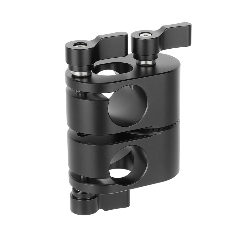 CAMVATE Adjustable 19mm Rod Holder with ARRI-Style Rosette Joint