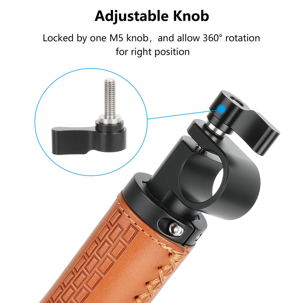 CAMVATE 19mm Rod Clamp Handle Grip For Rod Support Shoulder DSLR Rig