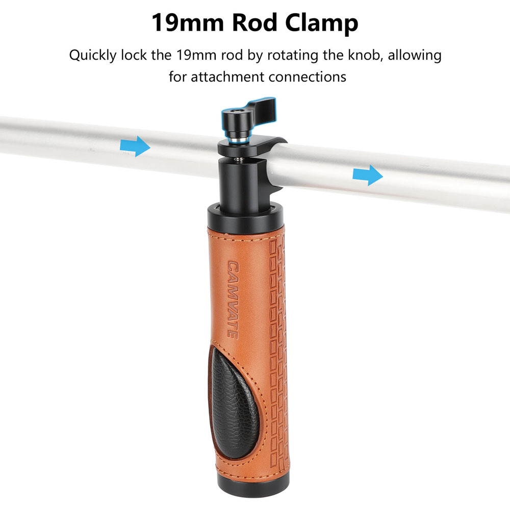 CAMVATE 19mm Rod Clamp Handle Grip For Rod Support Shoulder DSLR Rig