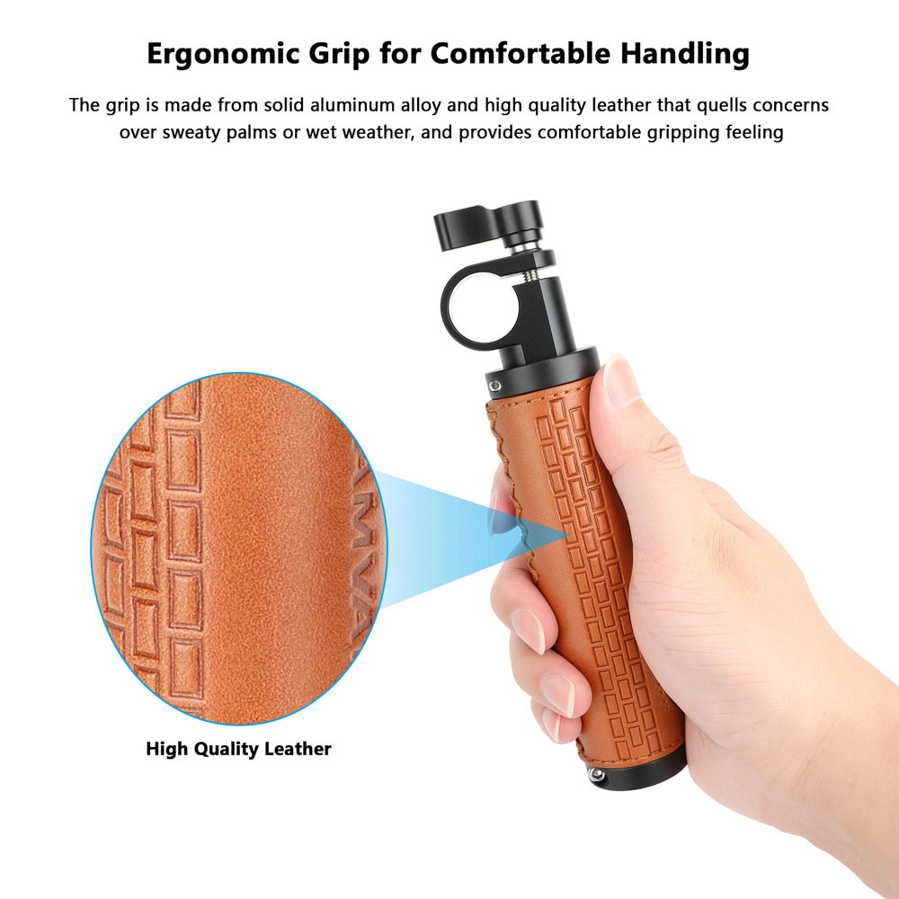 CAMVATE 19mm Rod Clamp Handle Grip For Rod Support Shoulder DSLR Rig