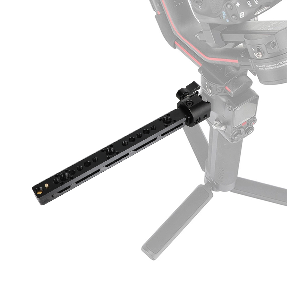 CAMVATE NATO Mount with Double-Sided Rail for DJI RS 2, RSC 2, RS 3 & RS 3 Pro