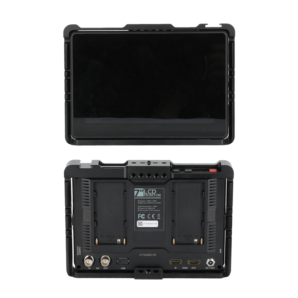 CAMVATE Full Monitor Cage for Lilliput HT7S 7" 4K