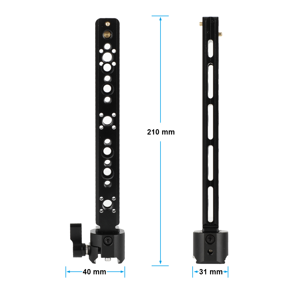 CAMVATE NATO Mount with Double-Sided Rail for DJI RS 2, RSC 2, RS 3 & RS 3 Pro