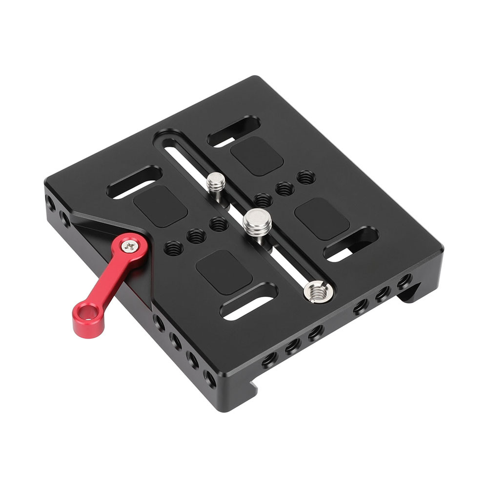 CAMVATE Quick Release Baseplate With Locking Lever For ARRI Dovetail Bridge Plate Sled