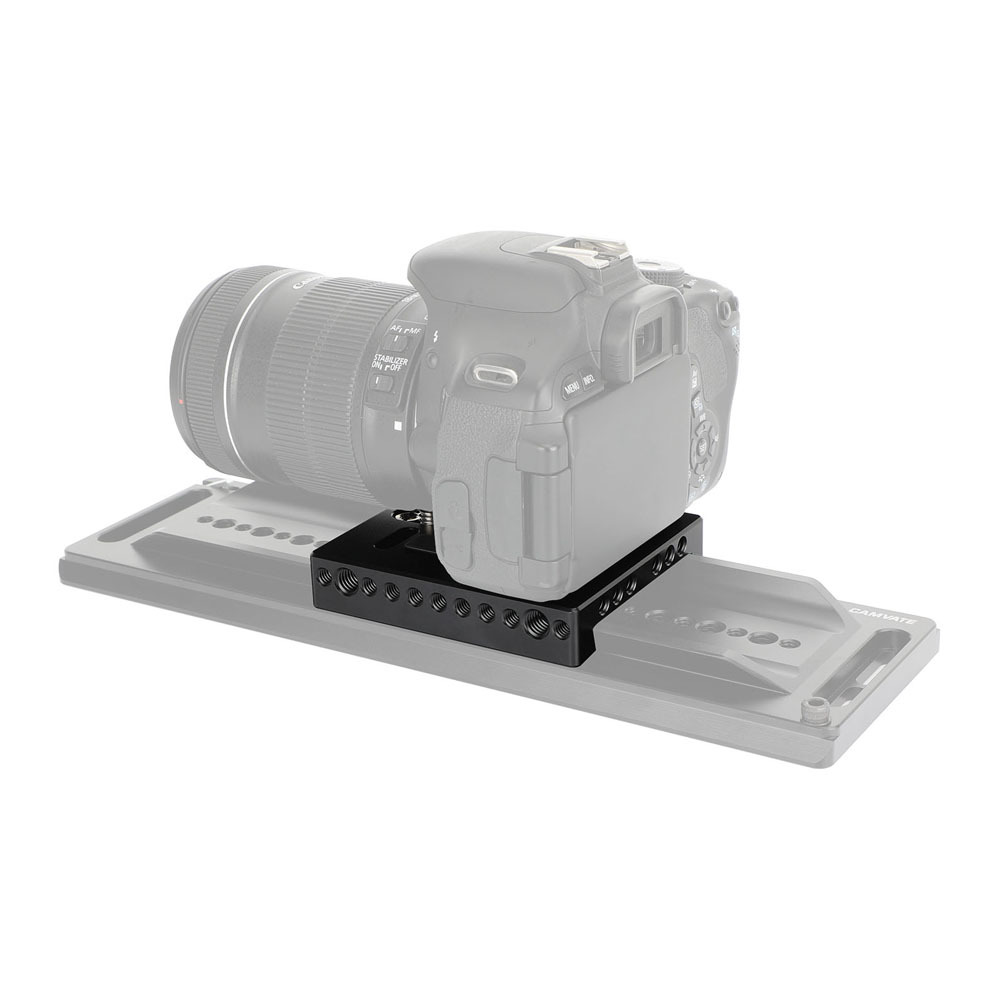 CAMVATE Quick Release Baseplate With Locking Lever For ARRI Dovetail Bridge Plate Sled