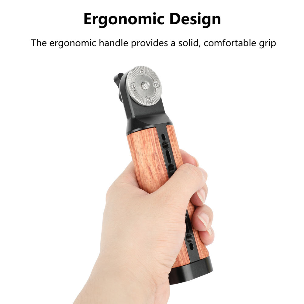 CAMVATE Aluminum Handgrip with ARRI-Style M6 Rosette Mount