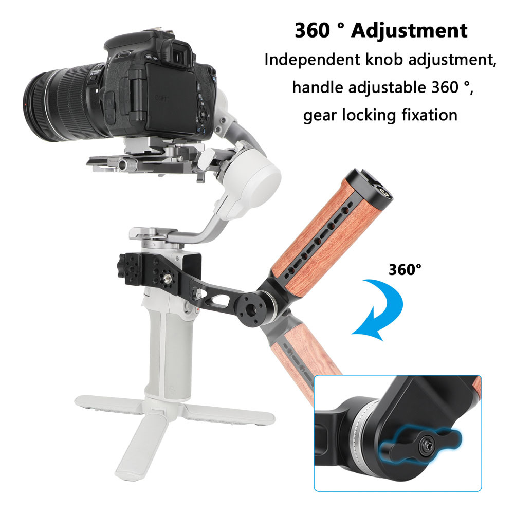 CAMVATE Aluminum Handgrip with ARRI-Style M6 Rosette Mount