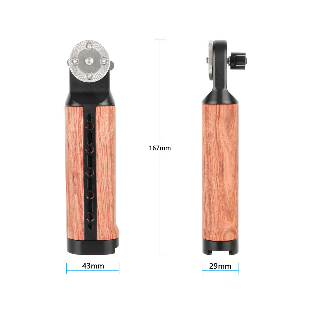 CAMVATE Aluminum Handgrip with ARRI-Style M6 Rosette Mount