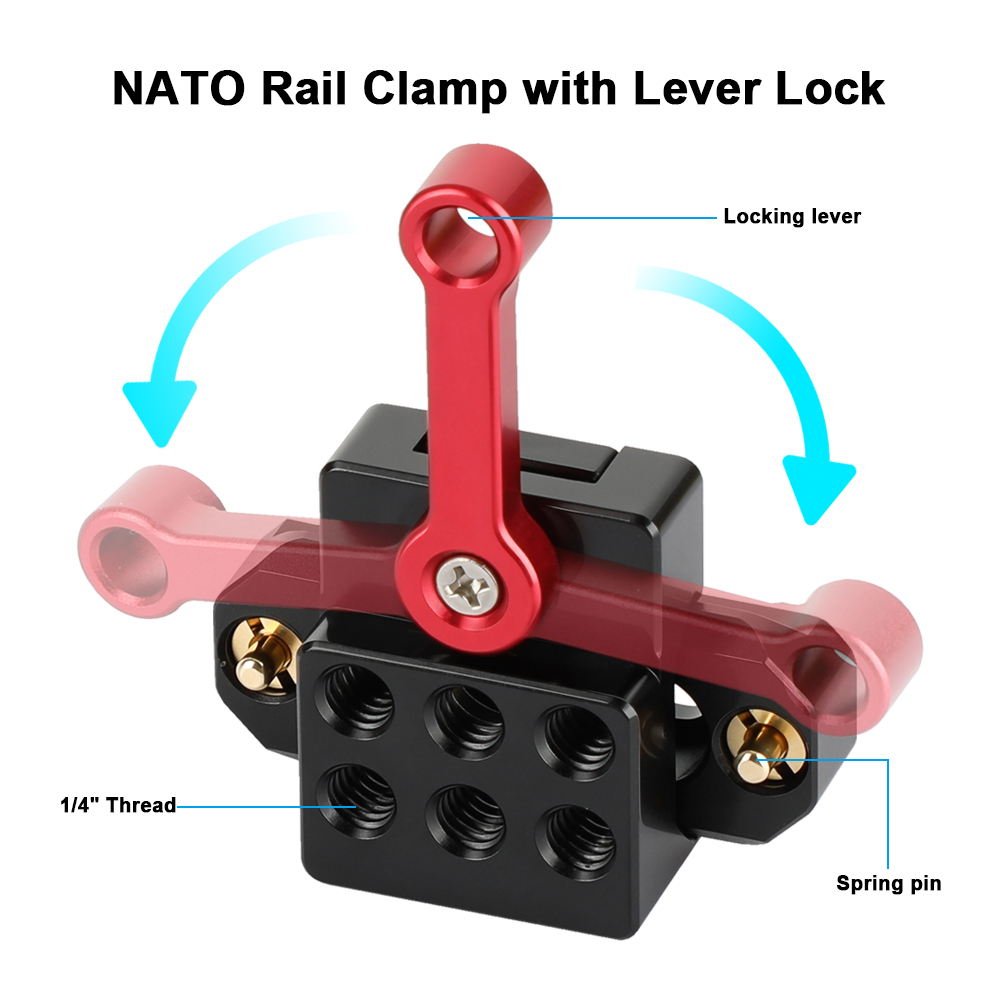 CAMVATE NATO Clamp (50mm Safety Rail)