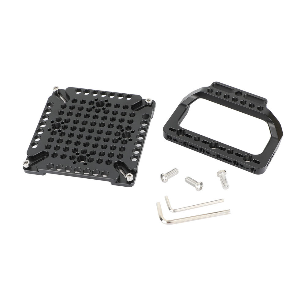 CAMVATE Cheese Plate Extension Mounting Platform with VESA Mount & Orange Handle (75 x 75mm, 100 x 100mm, 200 x 200mm)