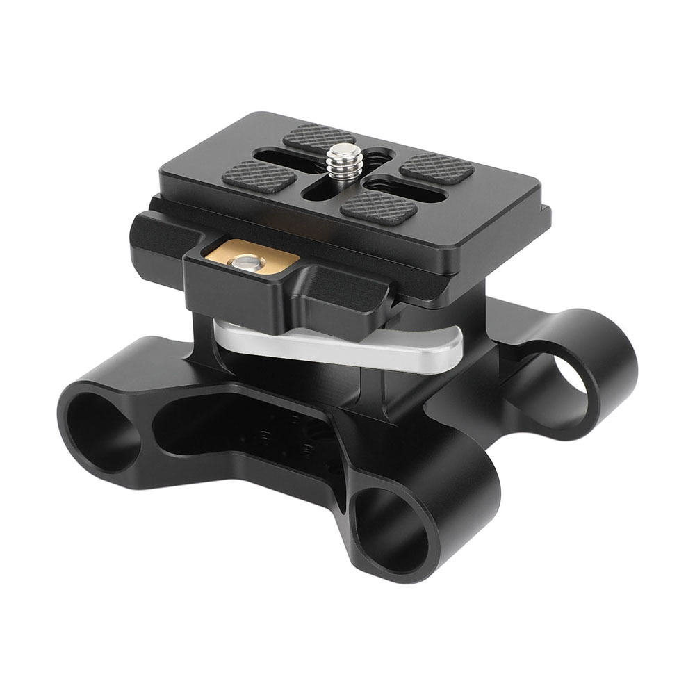 CAMVATE Arca-Type Baseplate Kit with 15mm LWS Rod Mount