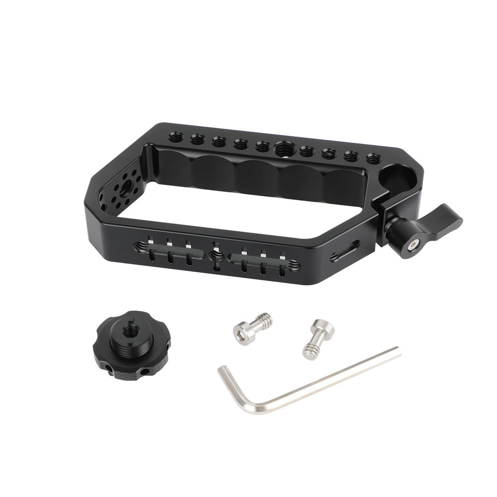 CAMVATE D-Style Handle for Multipurpose VESA Monitor Mounting Cheese Plate (Black)