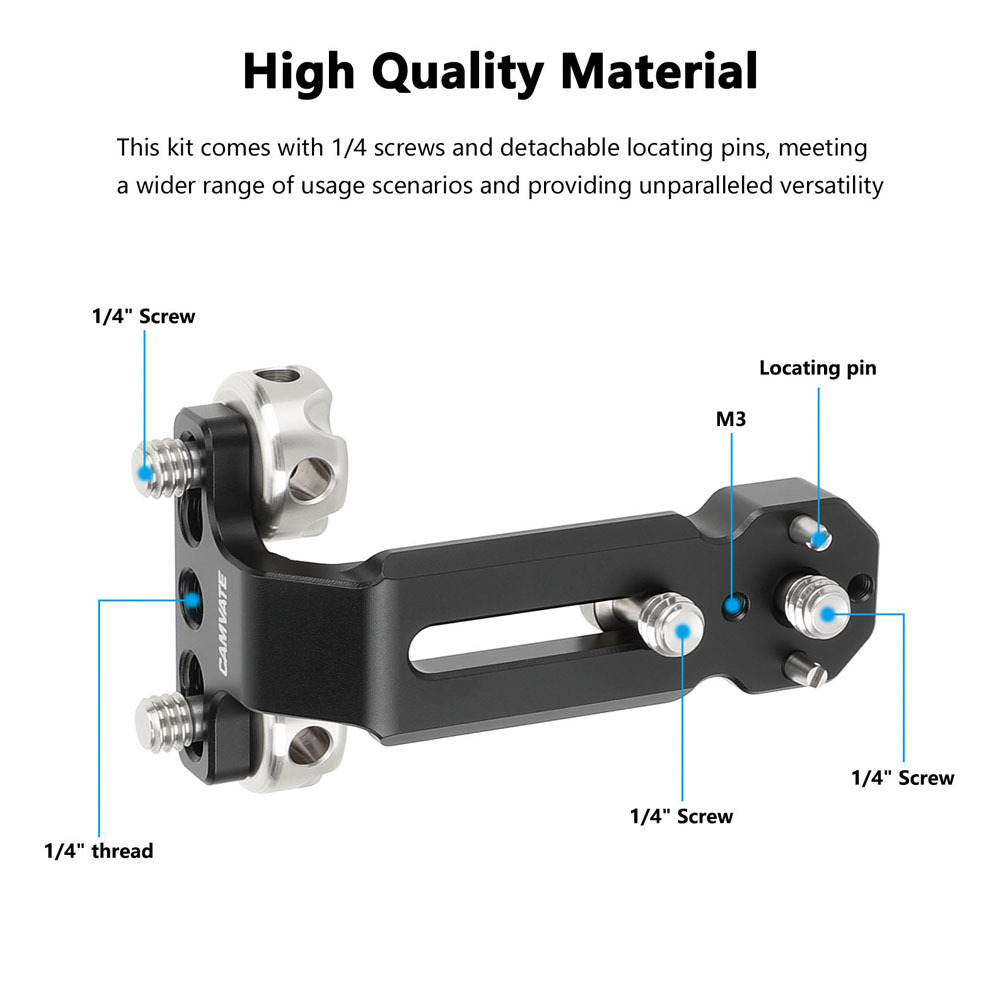 CAMVATE Foldable L-Bracket with Arca-Type Plate