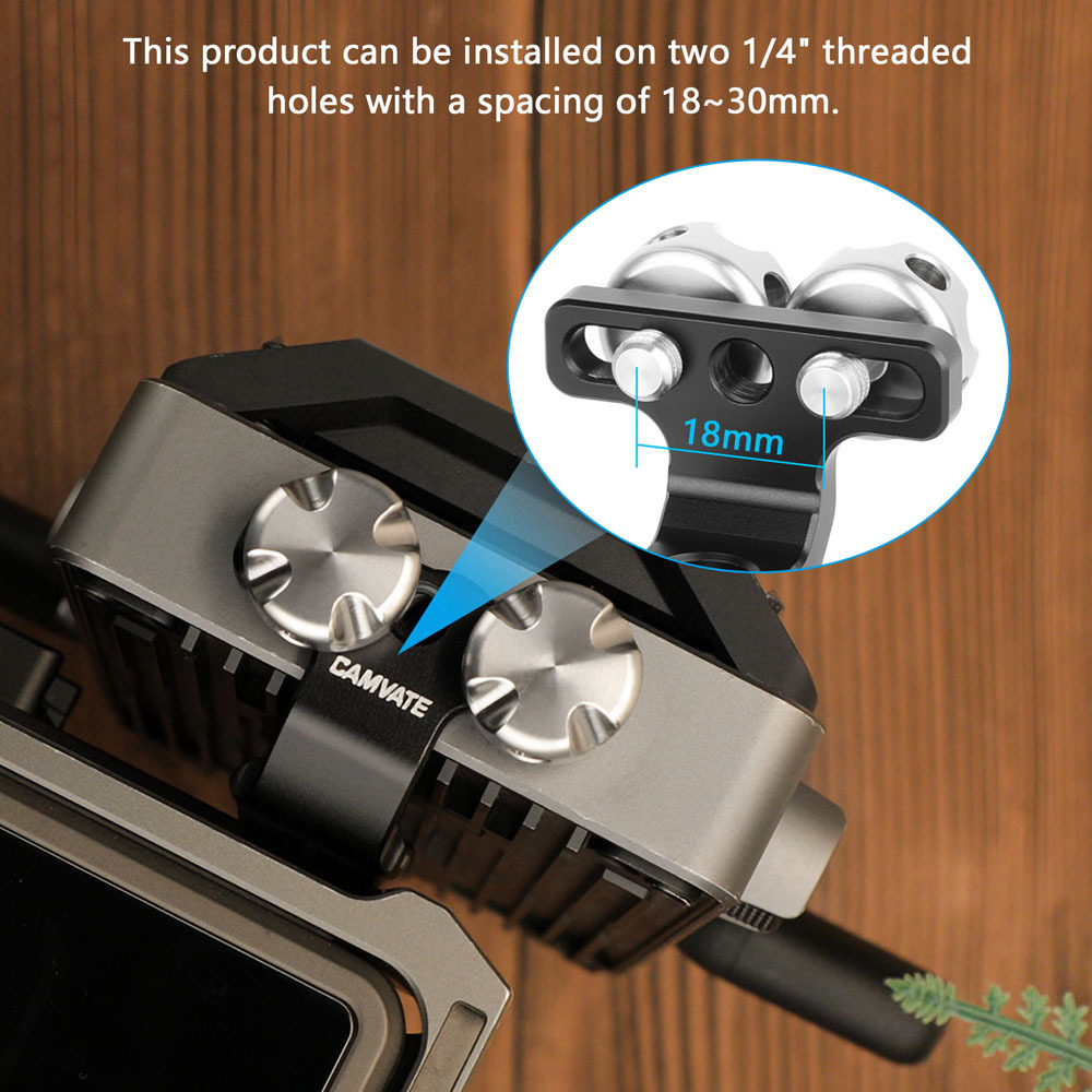 CAMVATE Foldable L-Bracket with Arca-Type Plate