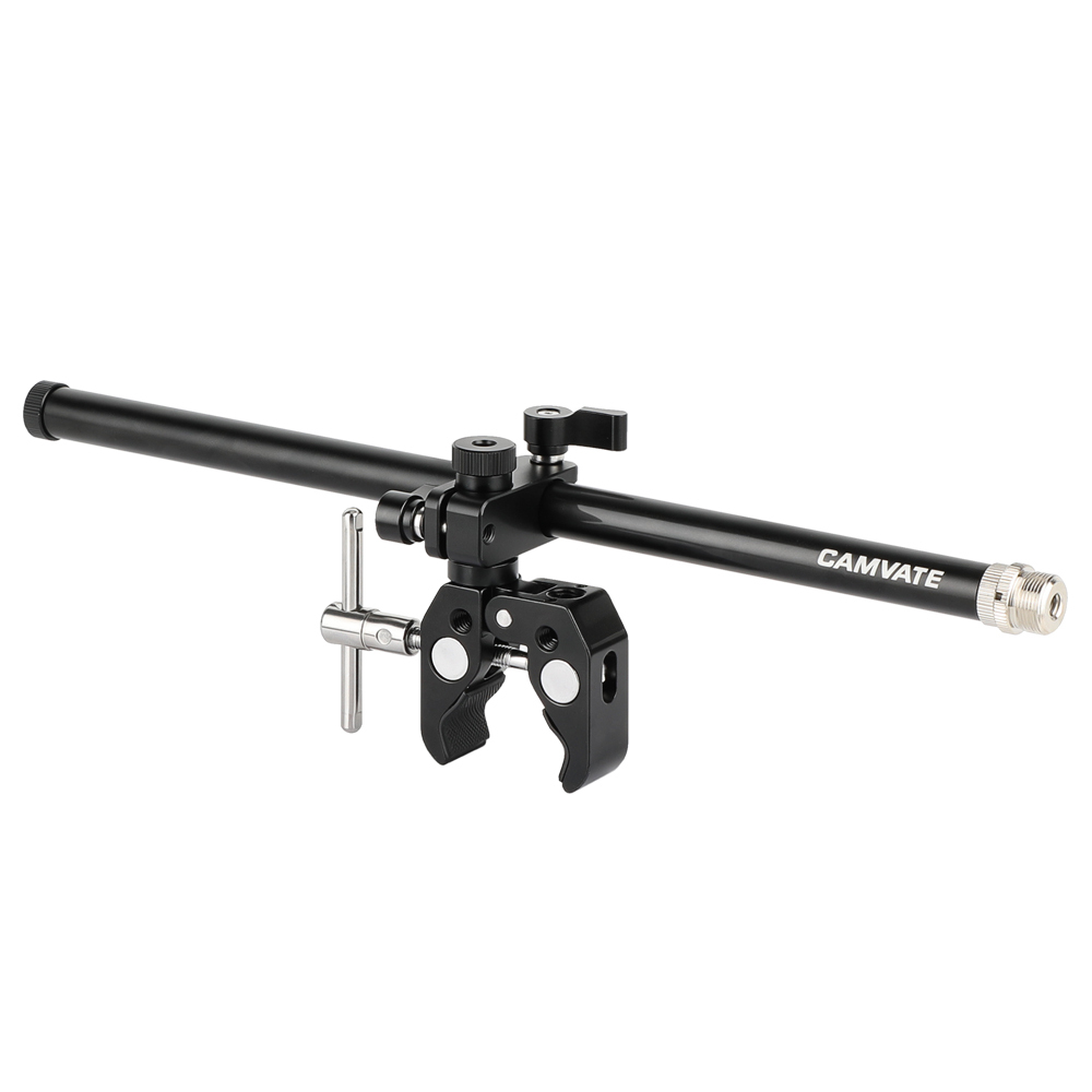 CAMVATE Microphone Mount with Super Clamp Crab Pliers