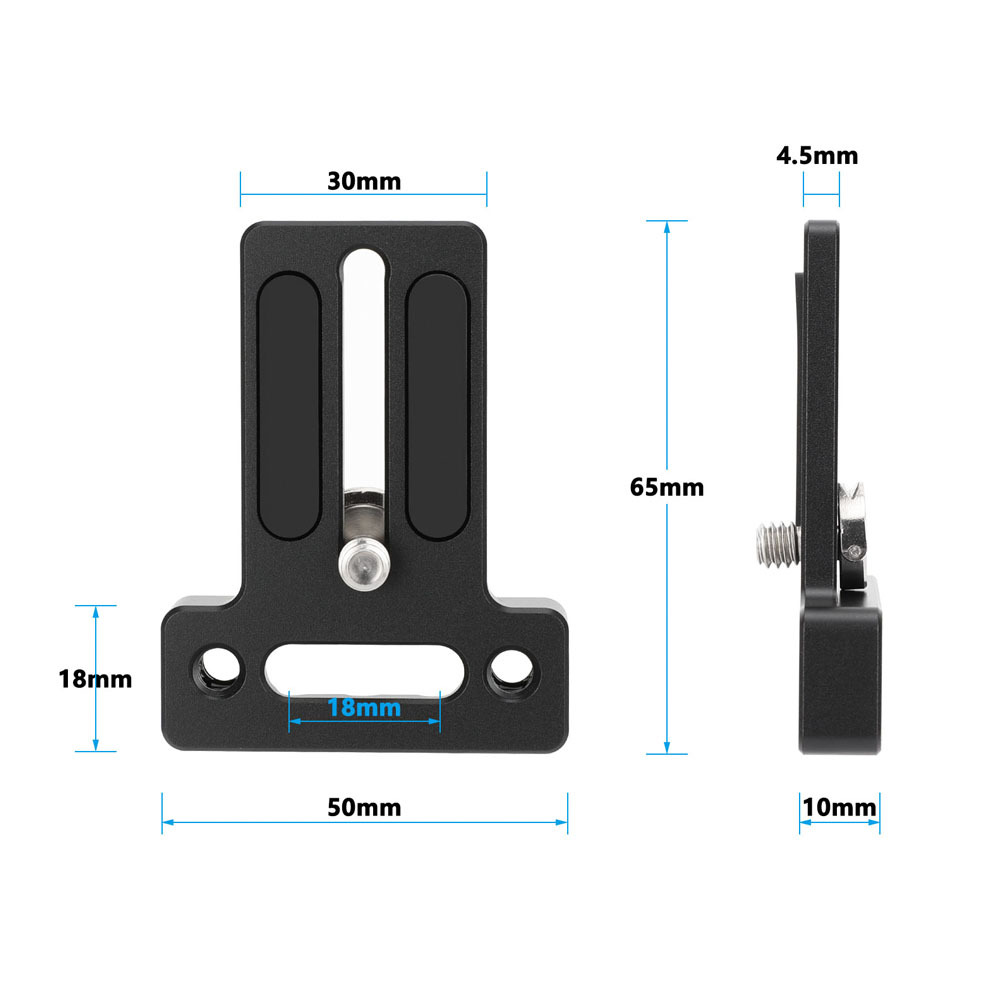CAMVATE Top / Bottom Plate with Mounting Slot for Monitor Cage Rig