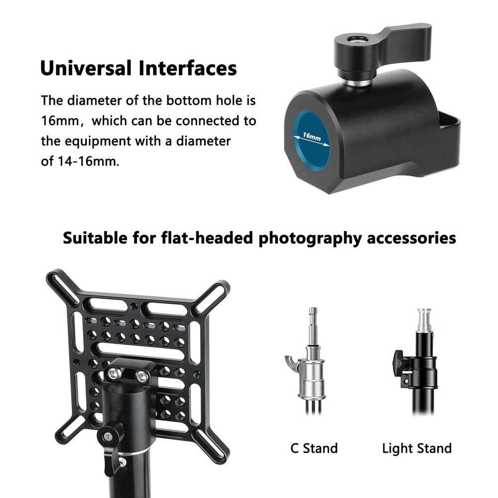 CAMVATE Multipurpose VESA Adapter Plate with V-Lock Mount