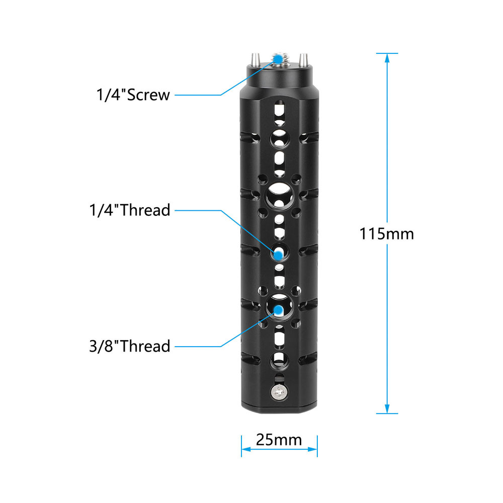CAMVATE Rubber Handgrip with 1/4"-20 Thumbscrew Mount