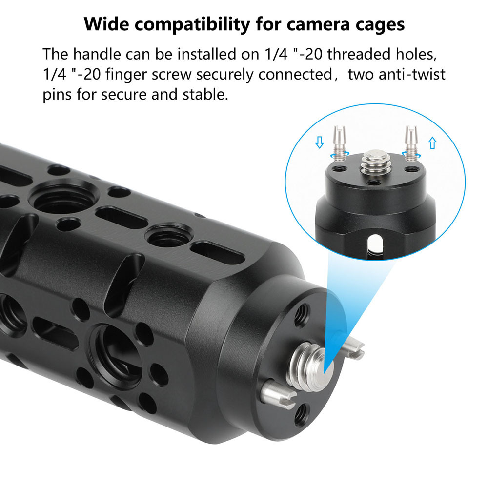 CAMVATE Rubber Handgrip with 1/4"-20 Thumbscrew Mount