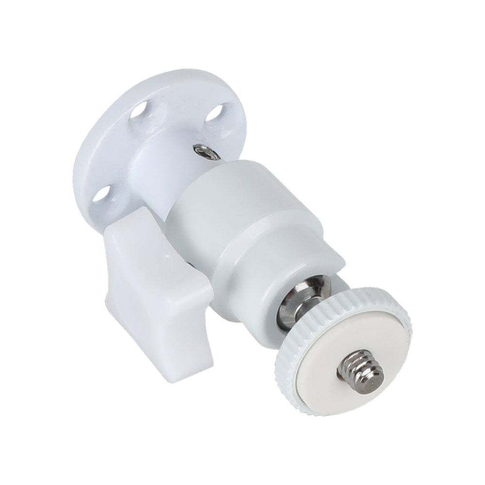 CAMVATE Single Ball Head Support Holder 1/4"-20 Connector With Wall Ceiling Mount Base For DSLR Camera Monitor / Flashlight (White Color)