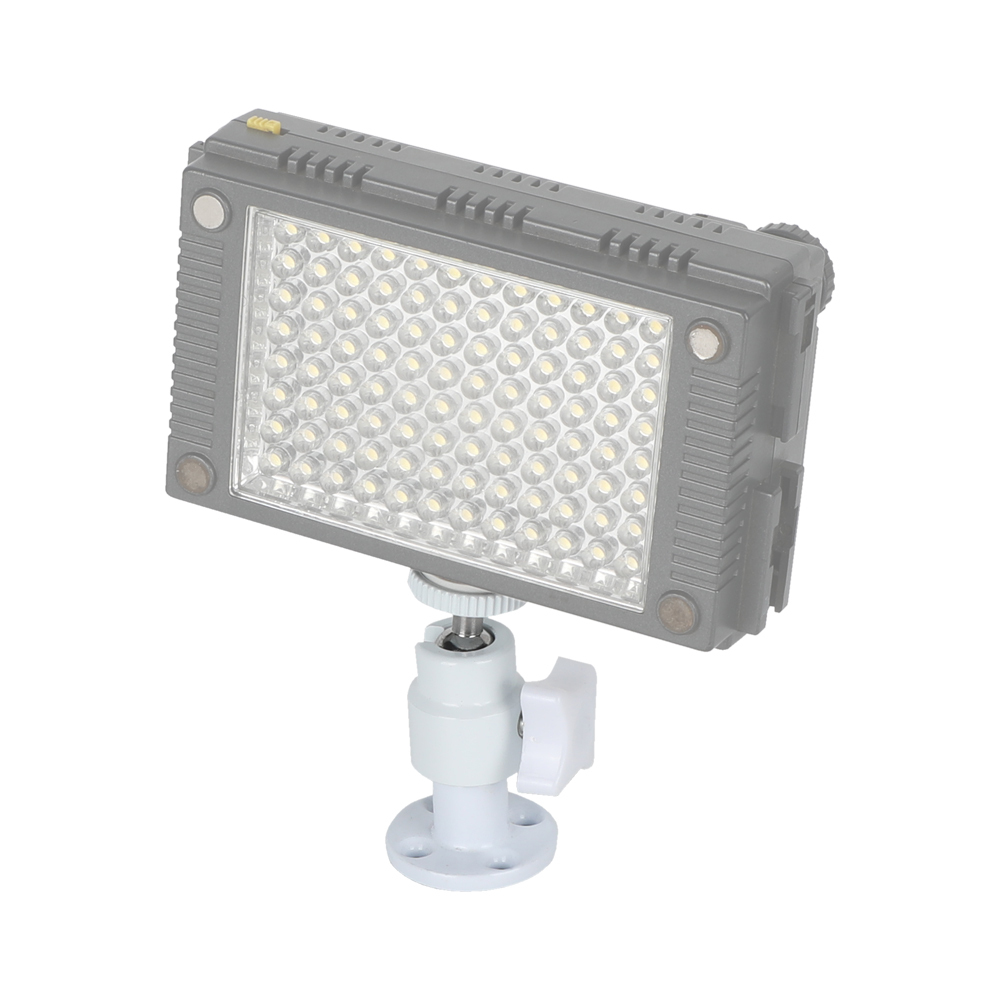 CAMVATE Single Ball Head Support Holder 1/4"-20 Connector With Wall Ceiling Mount Base For DSLR Camera Monitor / Flashlight (White Color)