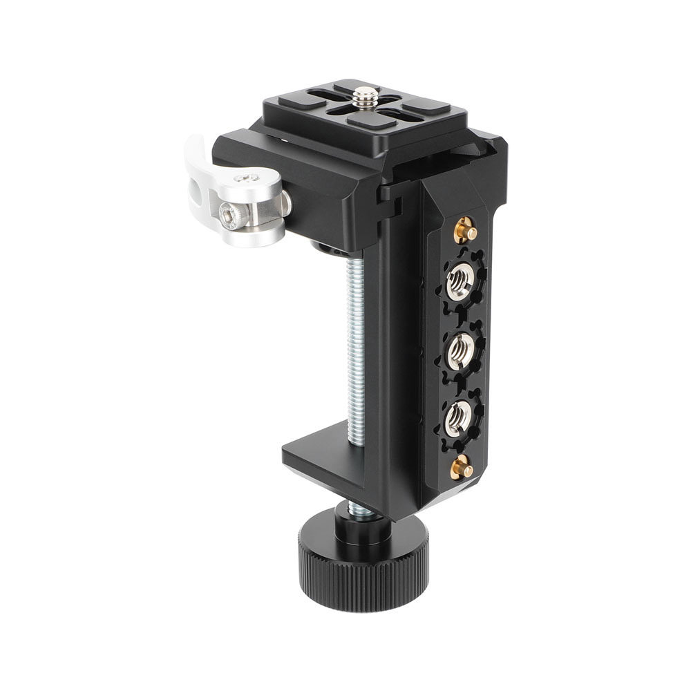 CAMVATE C Clamp with Multiple 1/4"-20 and 3/8"-16 Threads ( 2.25" Neck)