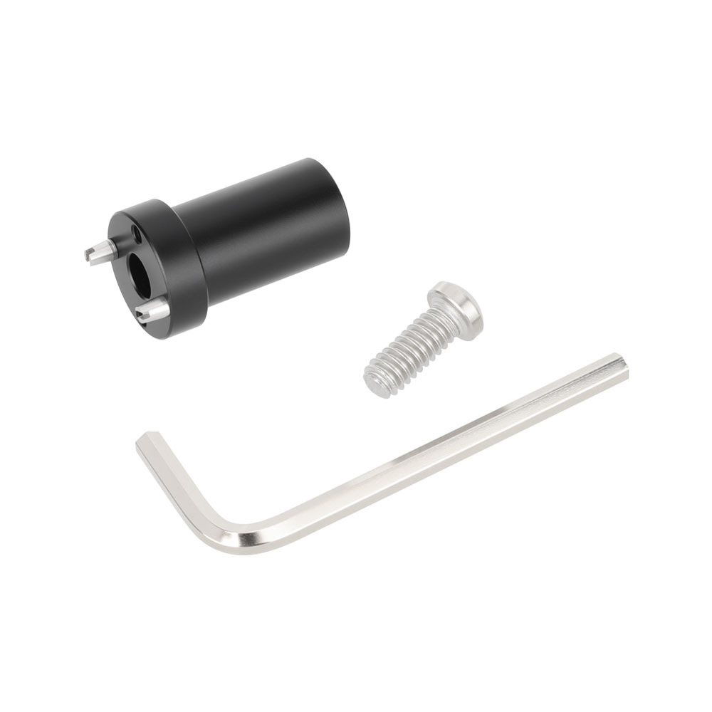 CAMVATE Short 15mm Rod with M12 Thread & 6.5mm Hole (1.5")