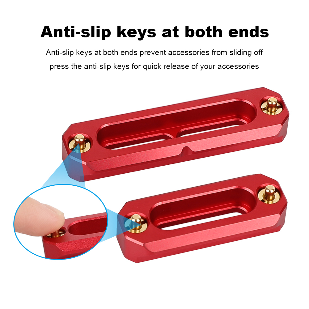 CAMVATE Quick Release NATO Safety Rail Set (2", 2.8")