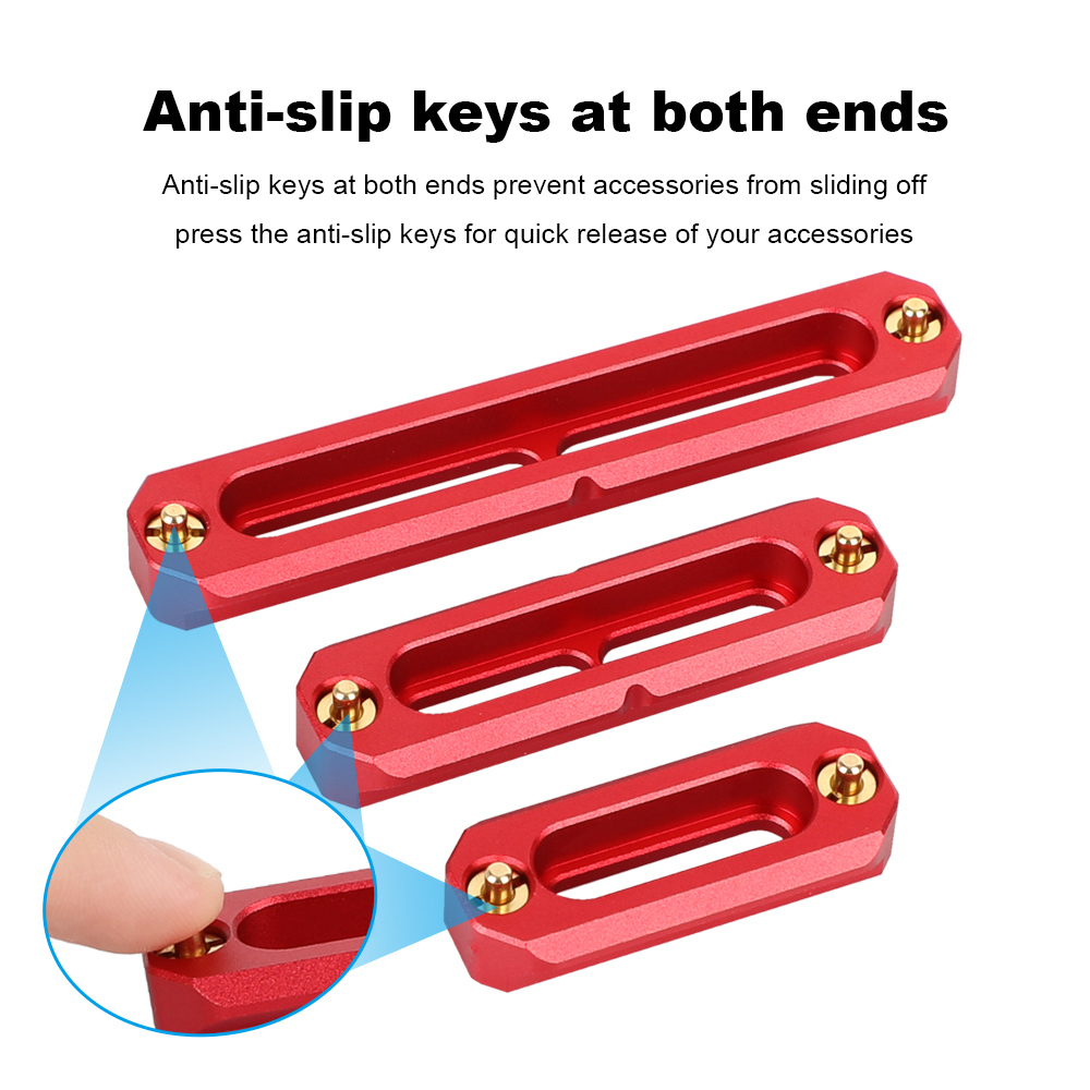 CAMVATE Quick Release NATO Safety Rail Set (2", 2.8", 3.9")
