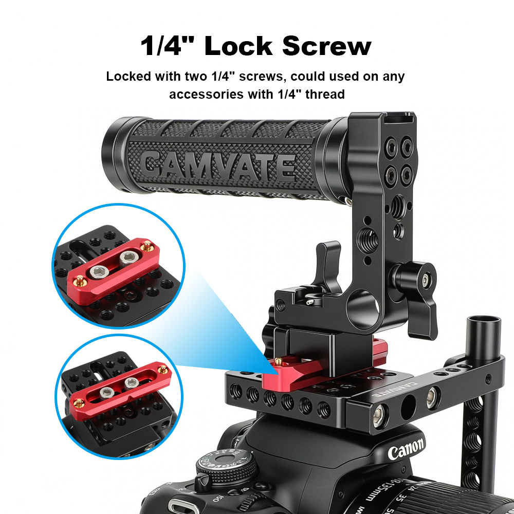 CAMVATE Quick Release NATO Safety Rail Set (2", 2.8")
