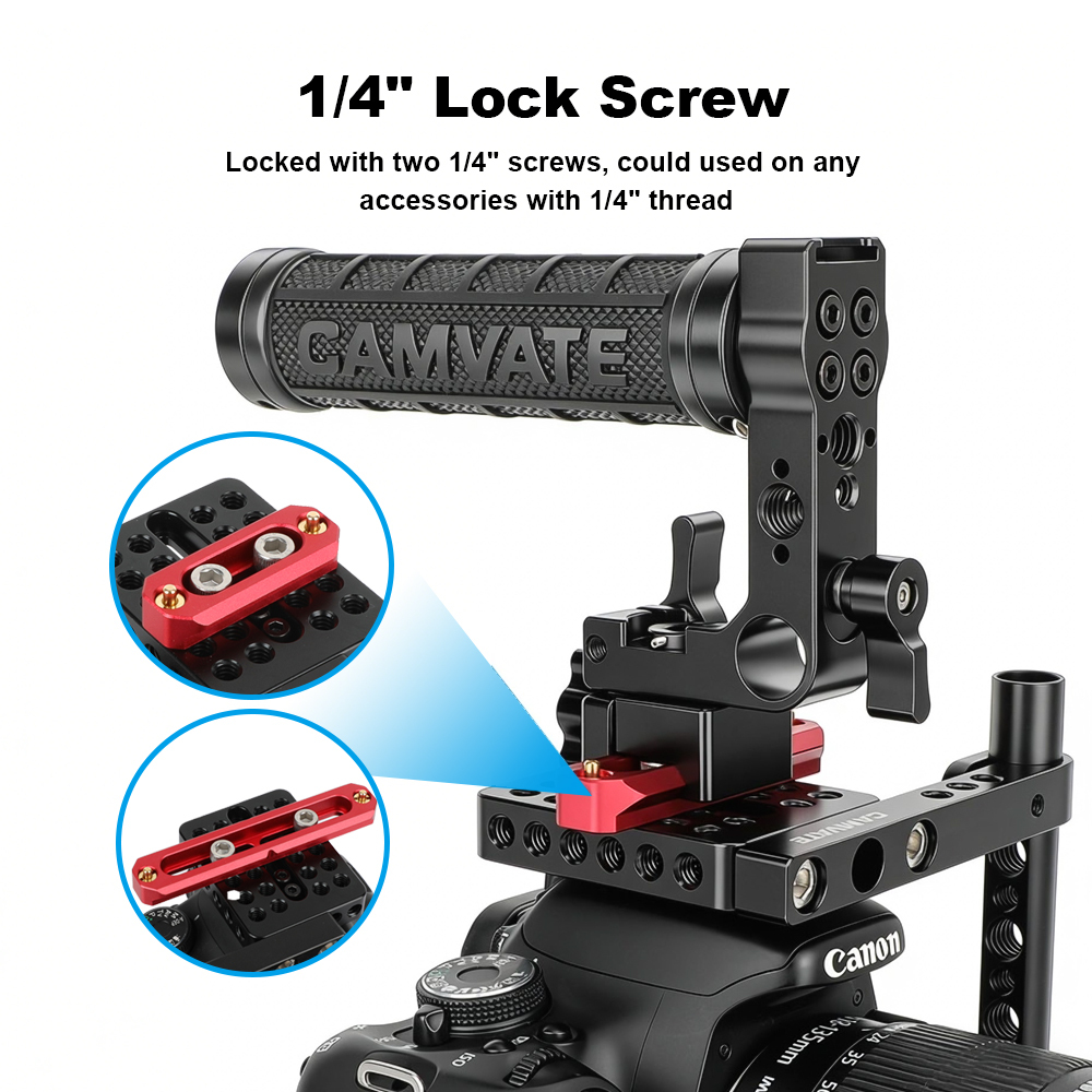 CAMVATE Quick Release NATO Safety Rail Set (2", 3.9")