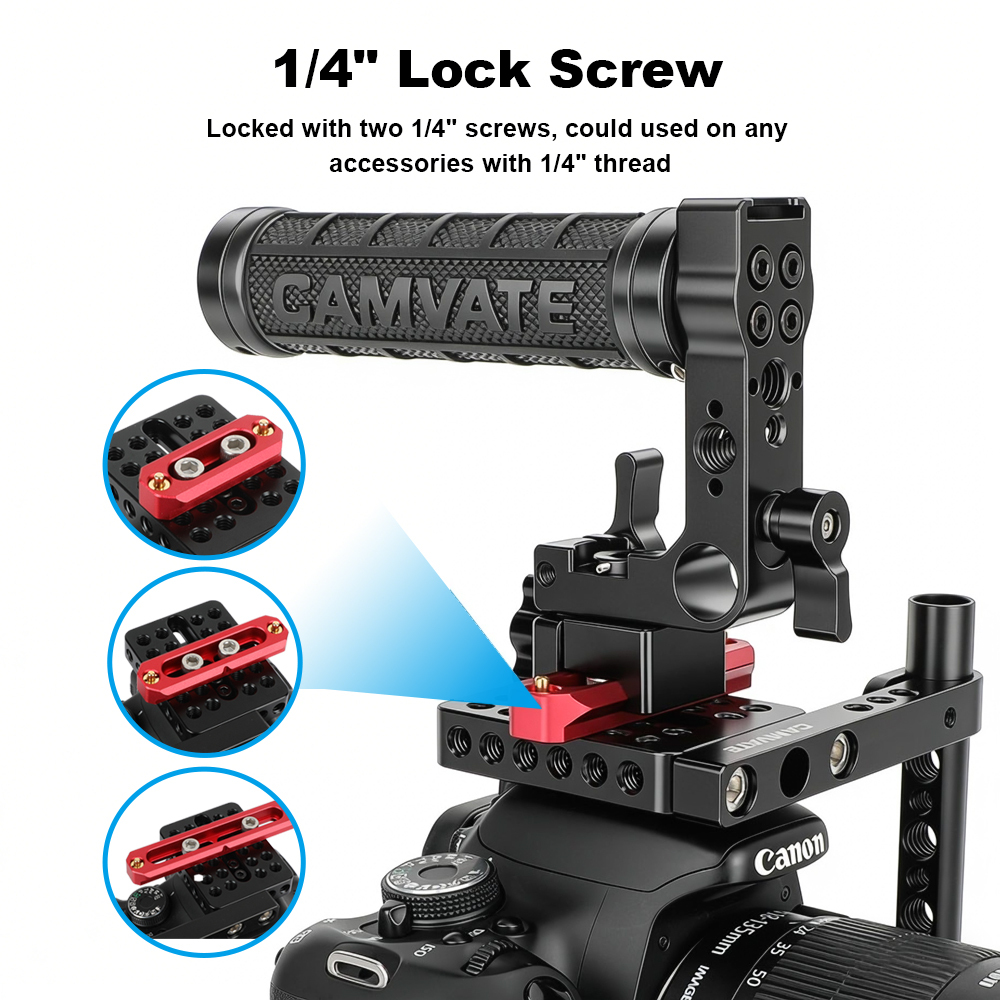 CAMVATE Quick Release NATO Safety Rail Set (2", 2.8", 3.9")