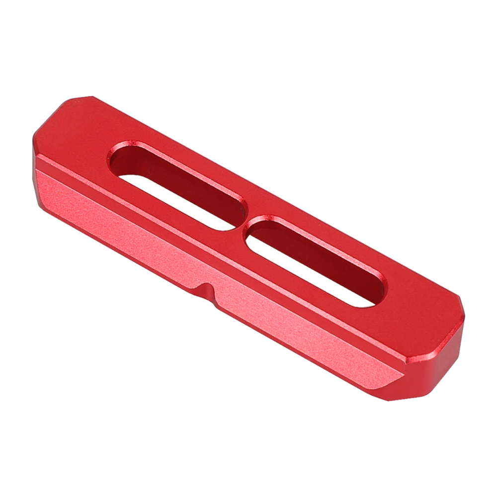 CAMVATE Standard NATO Rail 70mm Red Color Quick Release Bar With Anti-fall Spring Pins For DSLR Camera Cage Rig